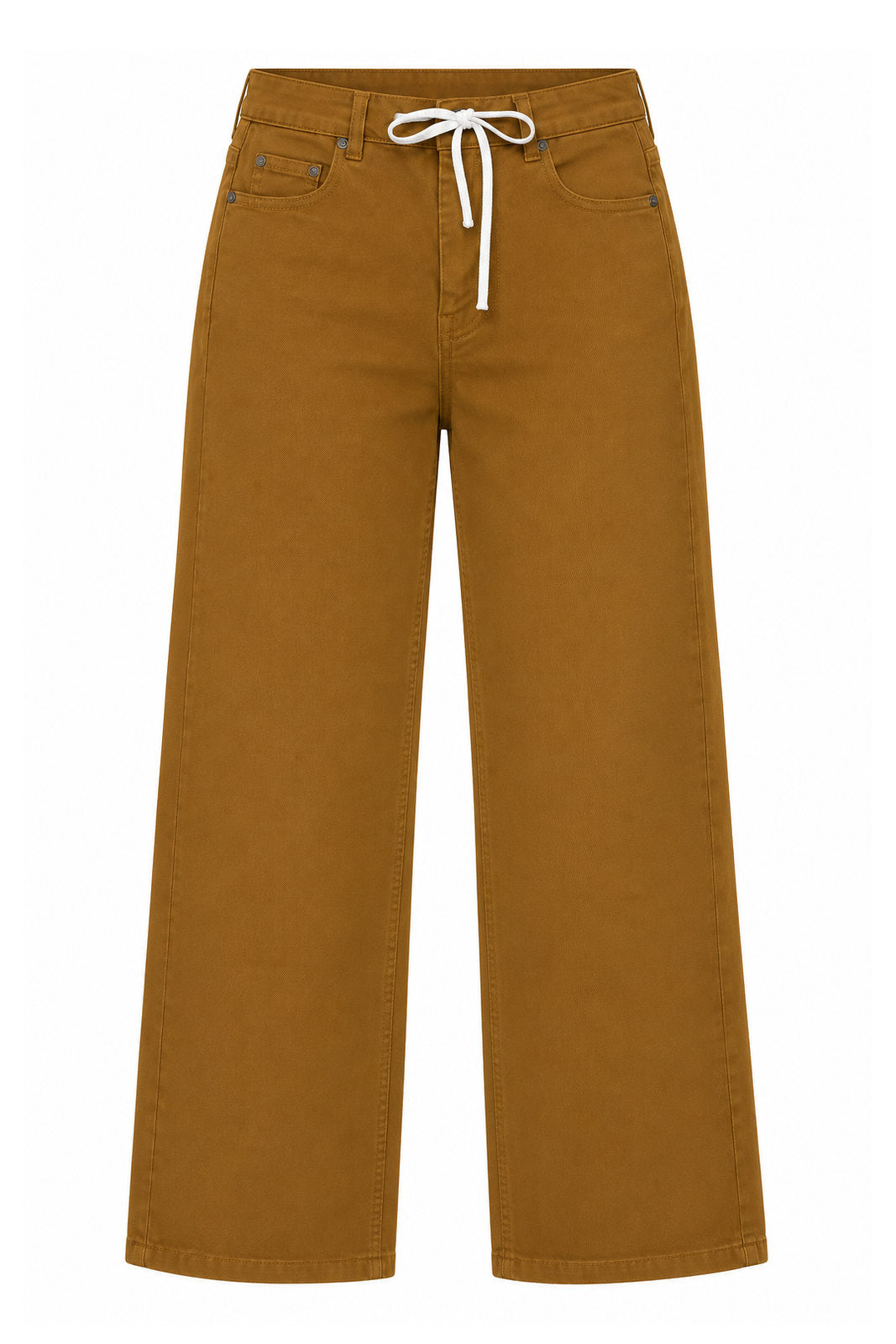 Front Street Pantaloni Donna Cinque Tasche Wide Leg