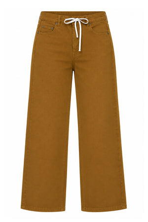 Front Street Pantaloni Donna Cinque Tasche Wide Leg