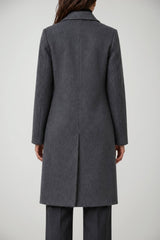 Front Street Cappotto Donna lungo con perline e strass