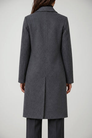 Front Street Cappotto Donna lungo con perline e strass
