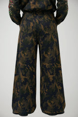 Front Street Pantaloni Donna con Applicazioni Floreali Handcraft