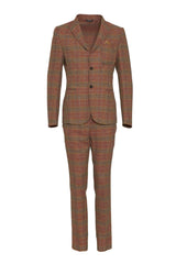 Daniele Alessandrini Men's Check Suit