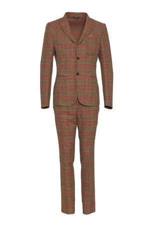 Daniele Alessandrini Men's Check Suit