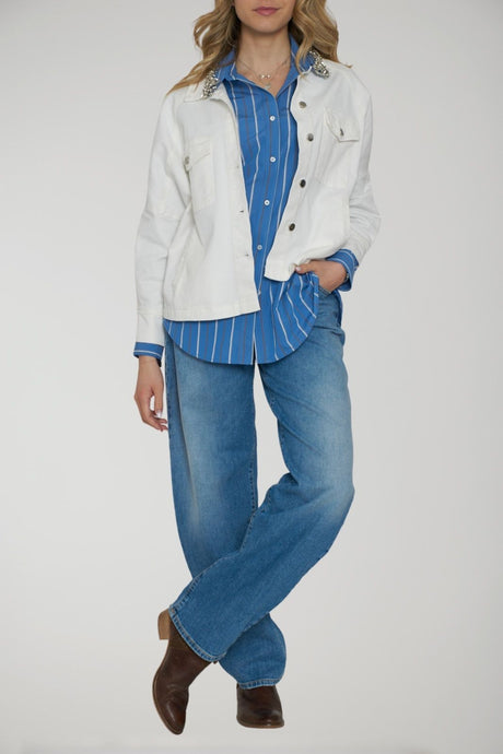 Joleen Giacca Donna in denim