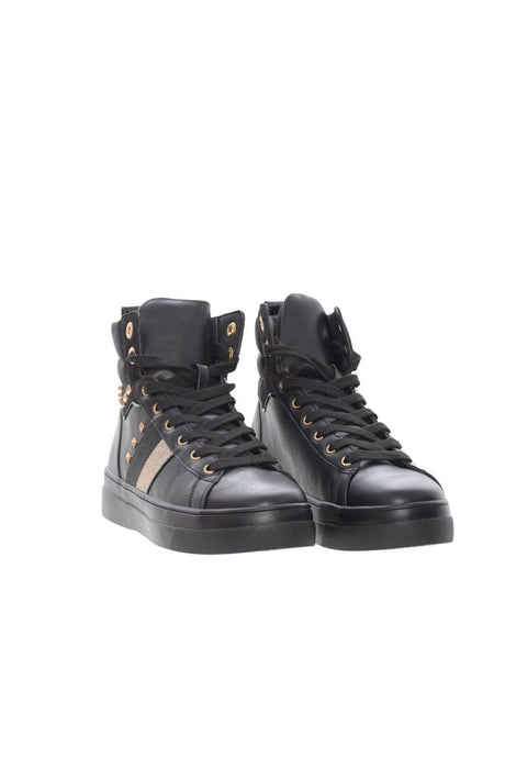 Gold &amp; Gold Women's Sneakers HIGH TOP