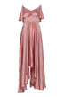 Gaelle Women's Midi Dress with Asymmetrical Hem