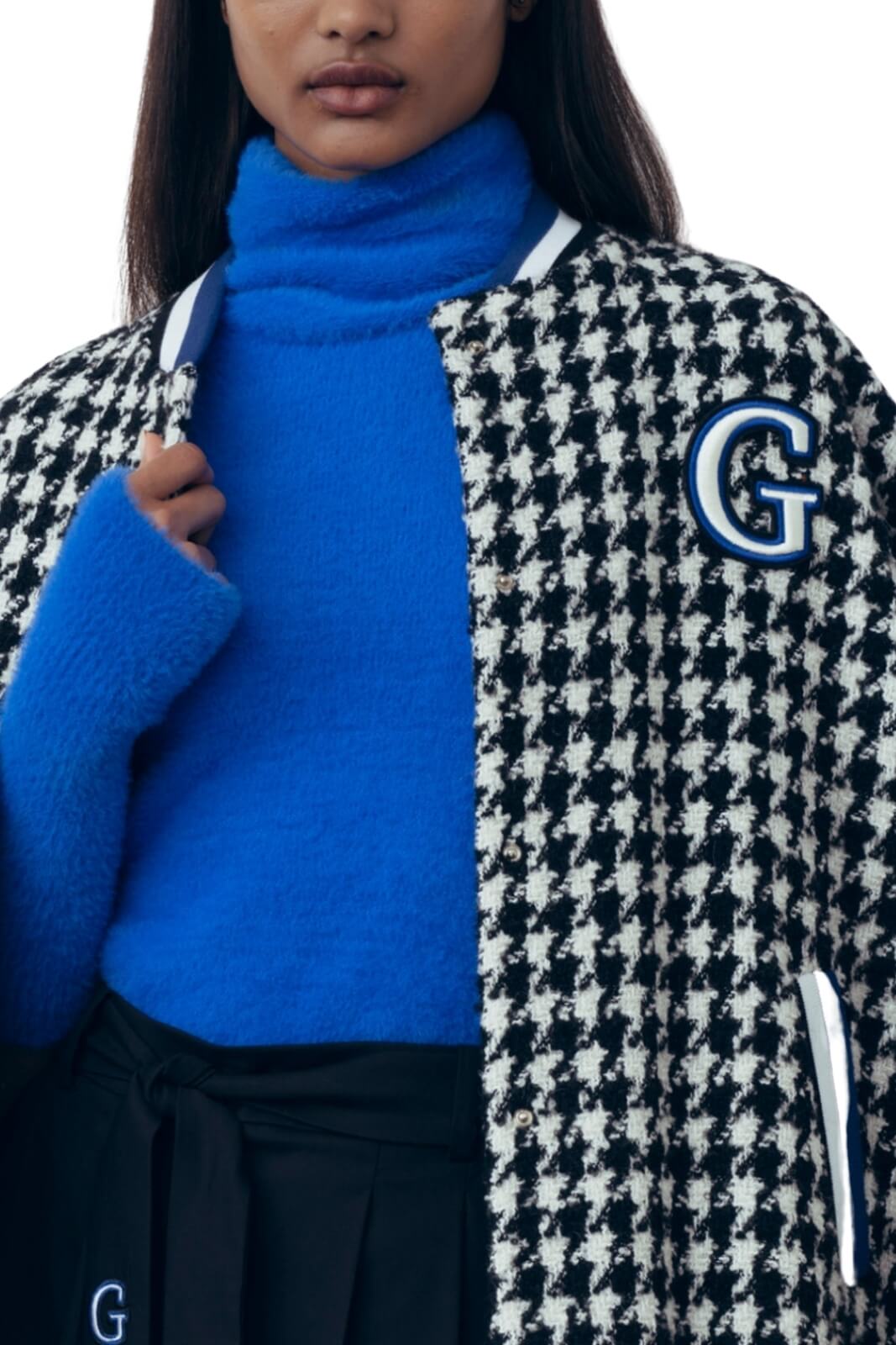 Gaelle Bomber Women's Long Cloth Jacket