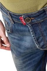 Gaelle Paris Men's Jeans with wear