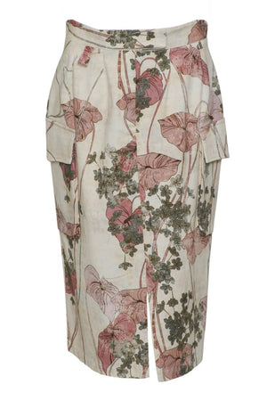 Dixie Floral Print Cargo Skirt