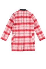 Liu Jo Kids Tartan Pattern Coat for Girls