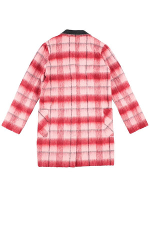 Liu Jo Kids Tartan Pattern Coat for Girls