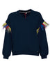 Liu Jo Oversized Girl's Sweatshirt with Feathers