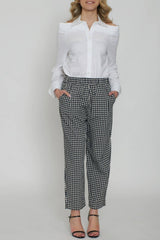 Pantalones Vichy de mujer de Chiara Cocòl