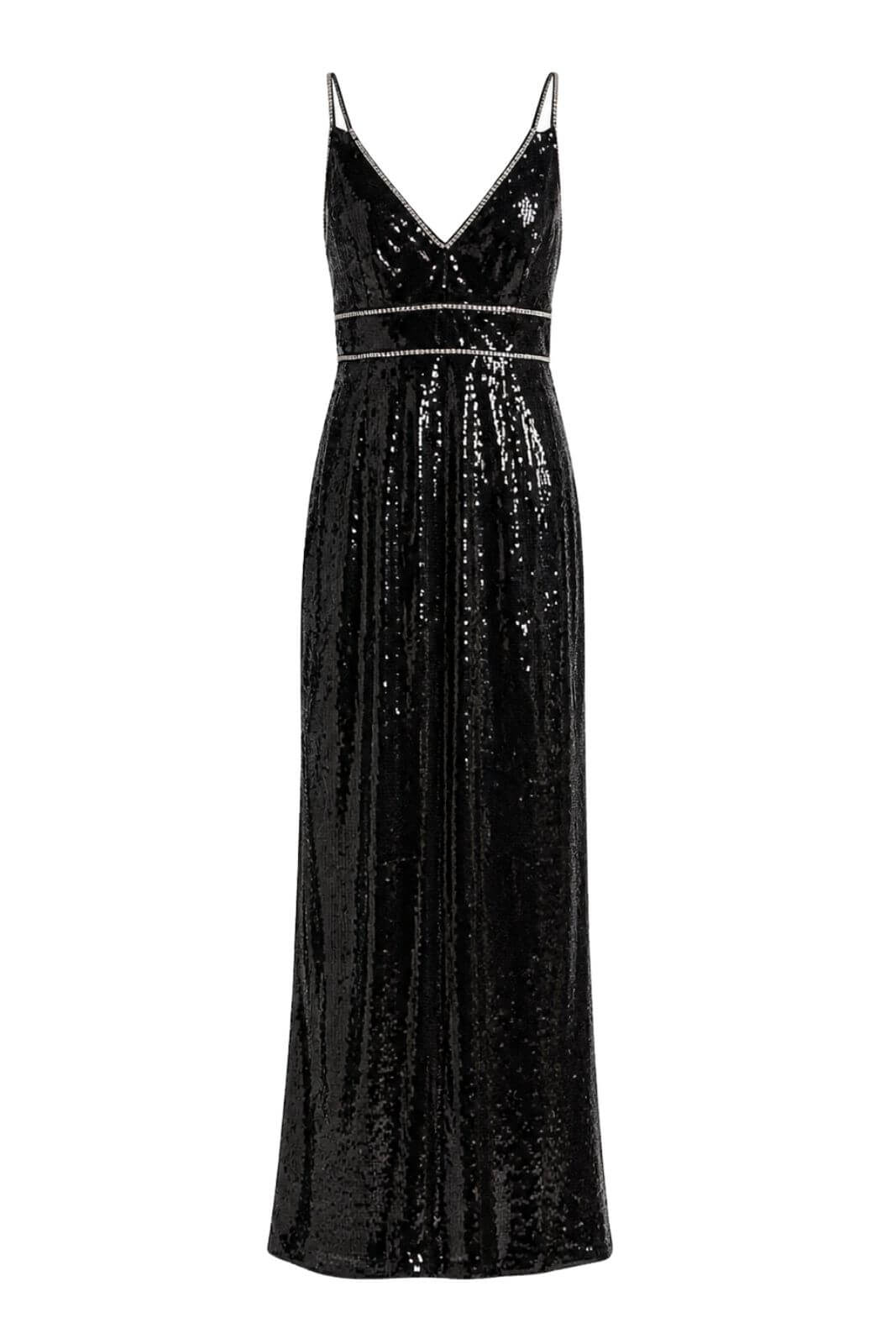 Gaelle Abito Donna lungo in paillettes con Strass