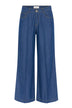 Gaëlle Pantaloni Donna Cinque Tasche in Finto Denim