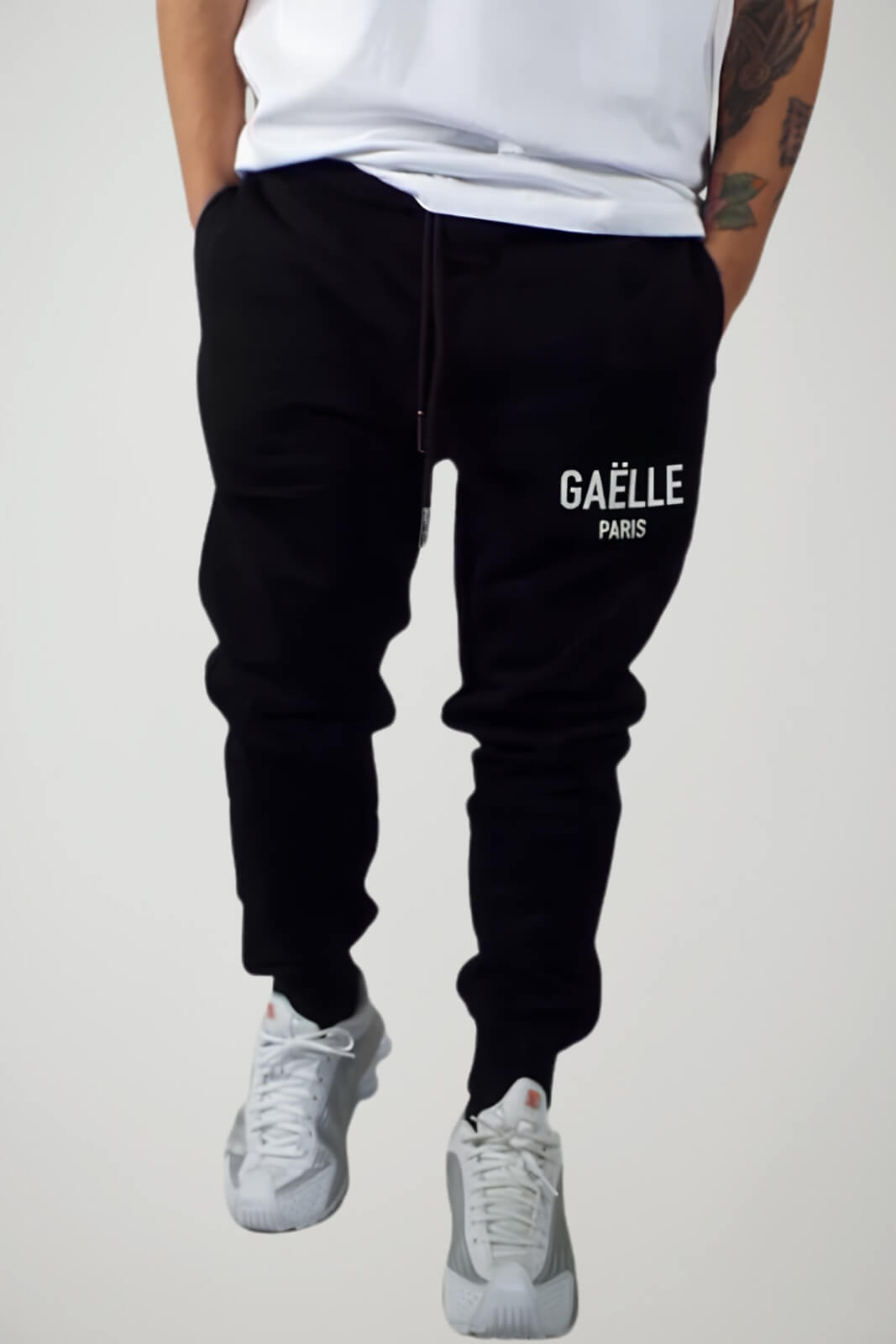Gaelle Pantaloni Uomo in felpa con stampa logo