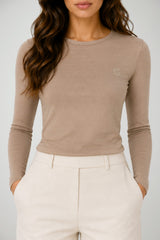 Gaëlle T-shirt Donna Maniche Lunghe