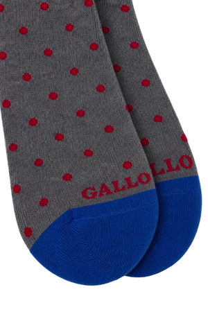 Gallo Calza Uomo Fantasia a Pois / Grigio