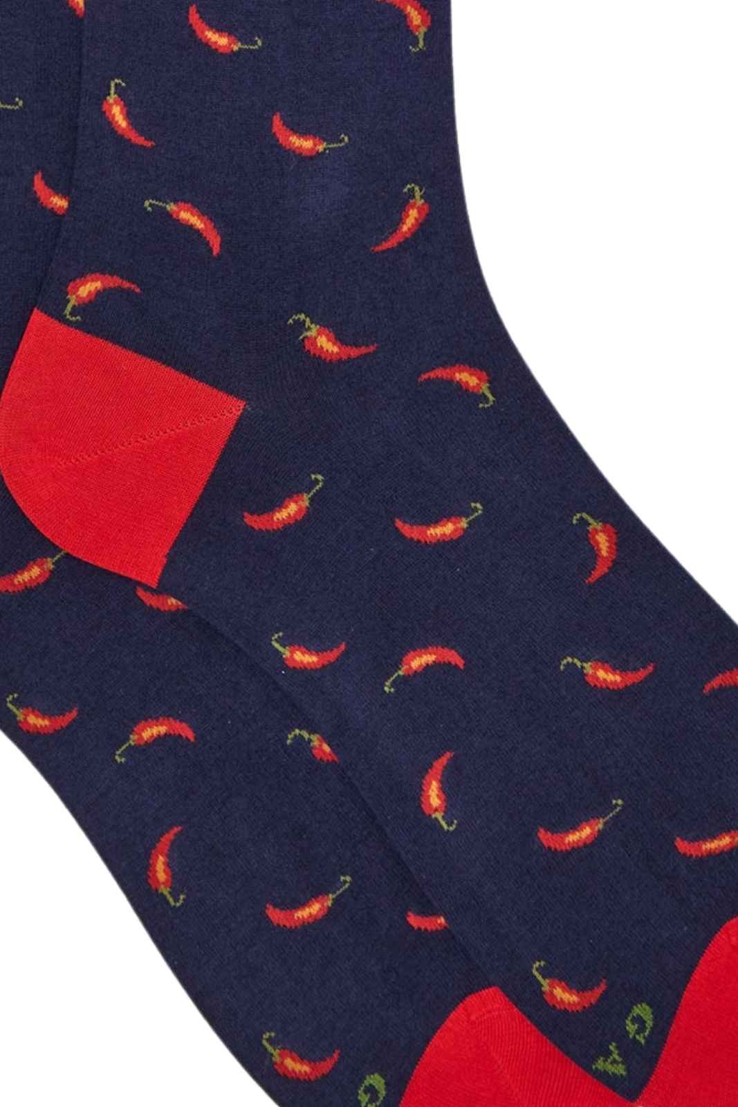 Gallo Calza Uomo Peperoncini Portafortuna / Navy