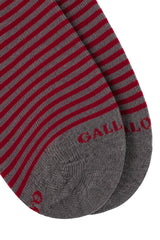 Gallo Calza Uomo riga Windsor / Amaranto