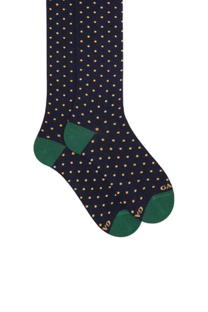 Gallo Calza Uomo Fantasia a Pois / Navy