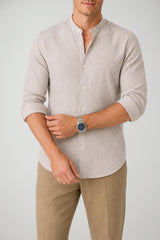 Gas Camicia Uomo in fantasia rigata