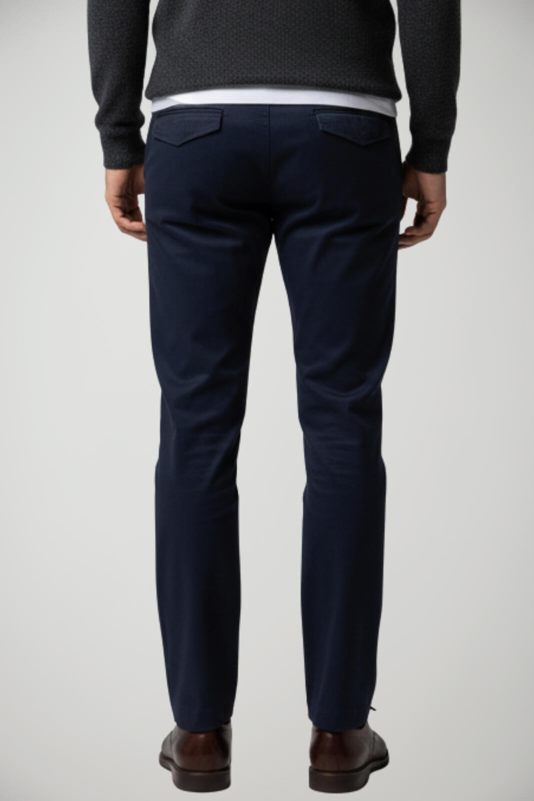 Pantaloni da uomo Gesso modello chino in gabardina