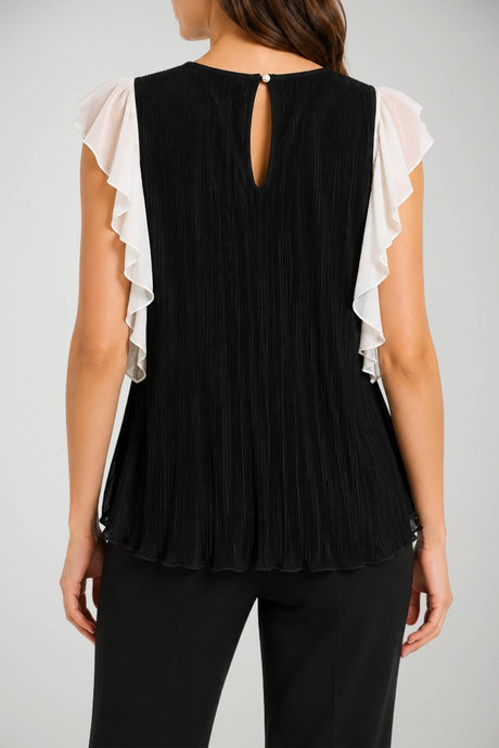 Gil Santucci Blusa Donna Plissé con Rouge
