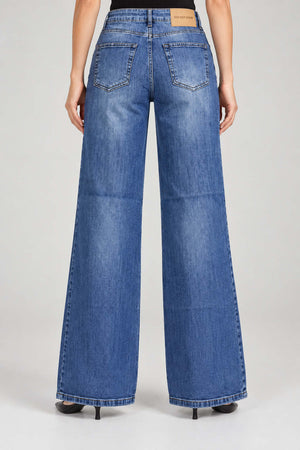 God Save Denim Jeans Donna Palazzo