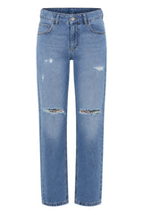 God Save Denim Jeans Donna Cinque Tasche Slim Fit
