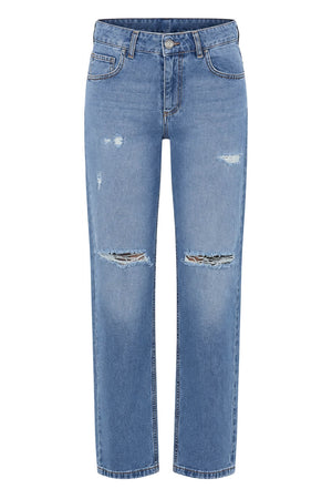 God Save Denim Jeans Donna Cinque Tasche Slim Fit