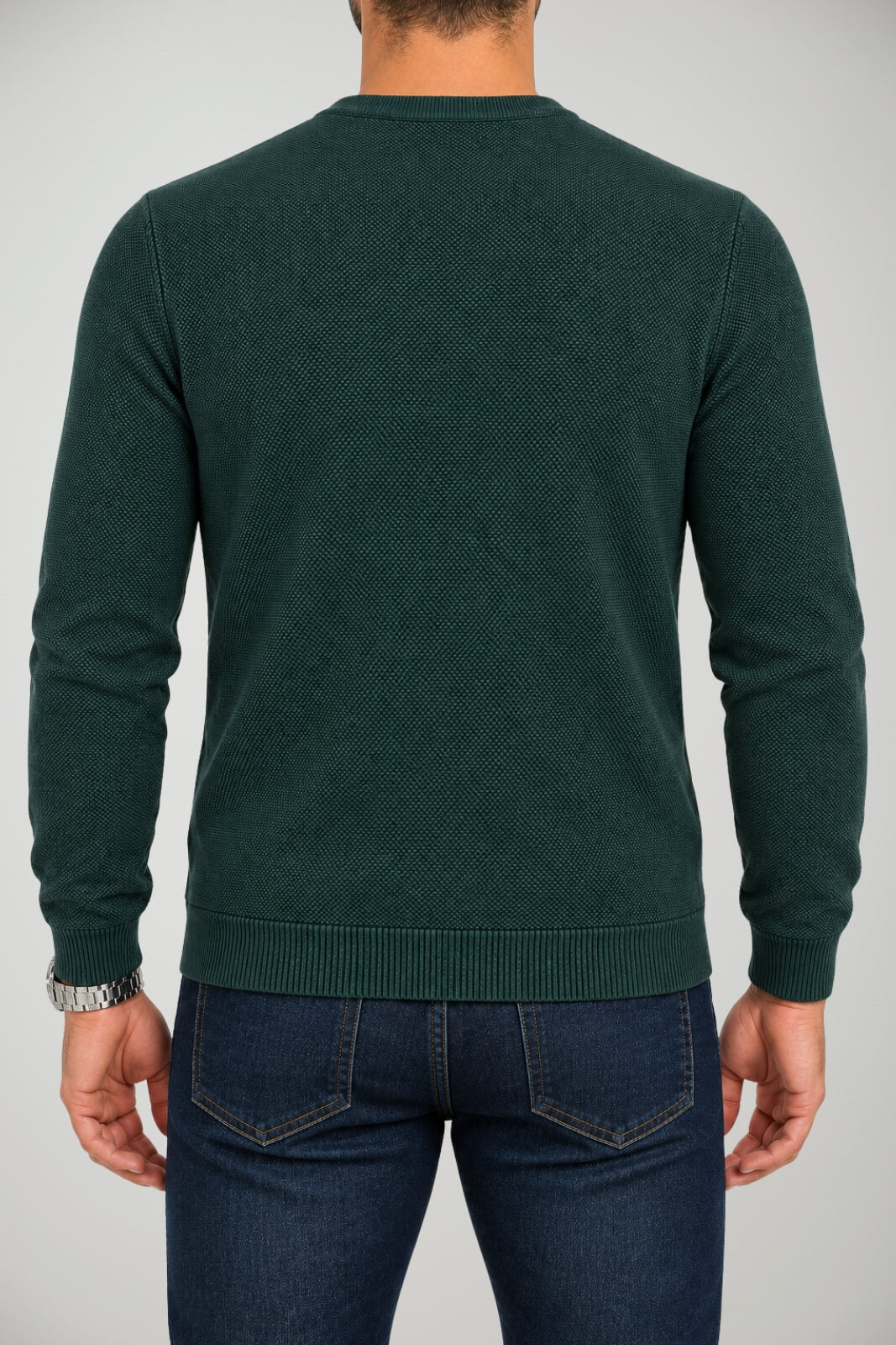 Gran Sasso Maglia Uomo Lavorazione a Nido d’Ape
