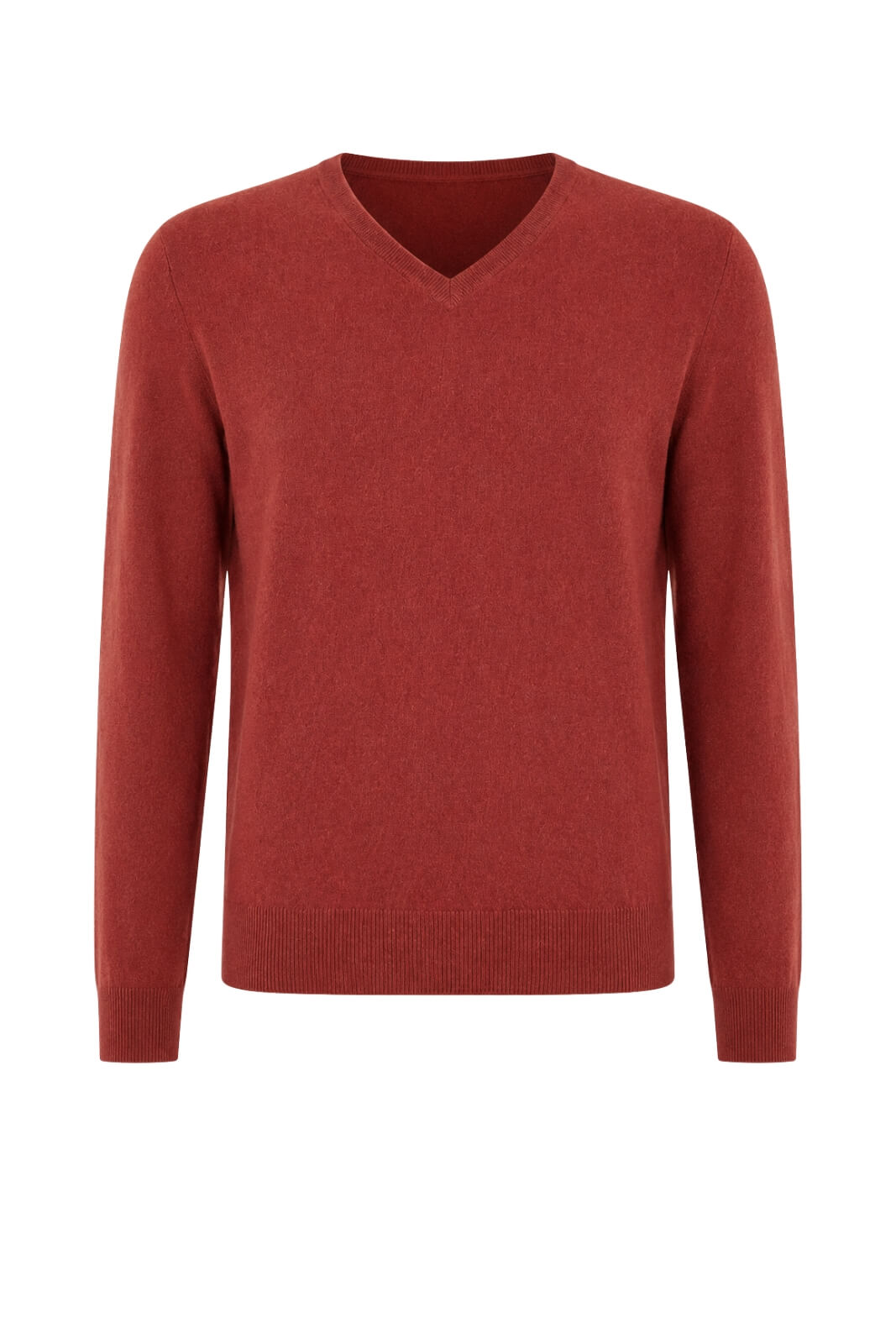 Gran Sasso Maglia Uomo Scollo a V in Misto Lana