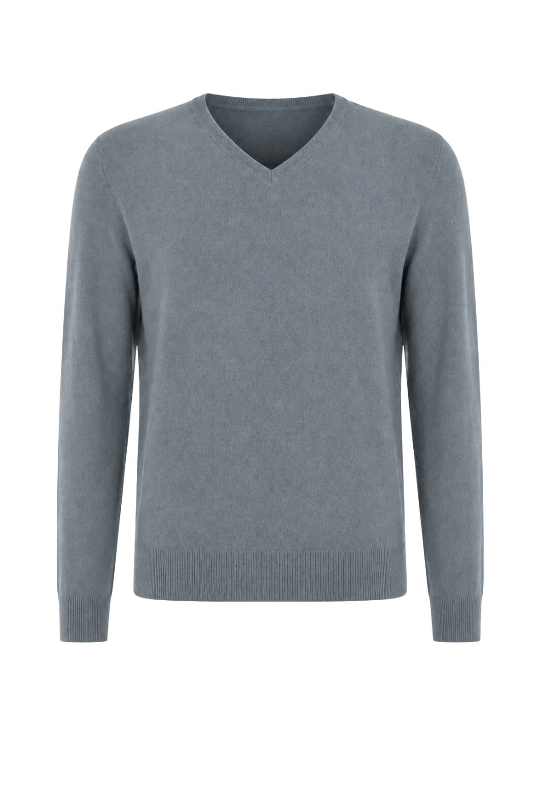 Gran Sasso Maglia Uomo Scollo a V in Misto Lana
