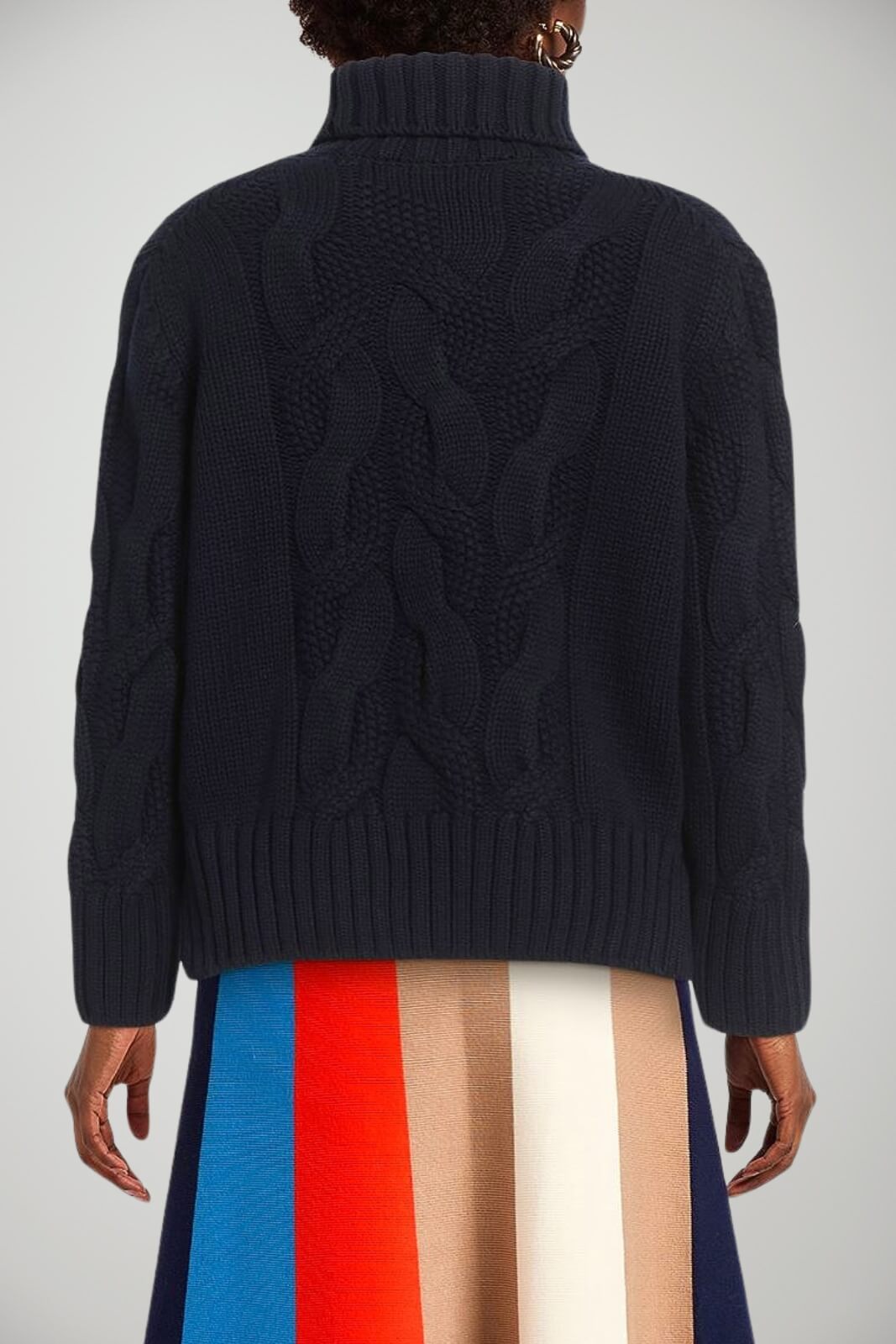 Dolcevita donna Gran Sasso in misto lana retro