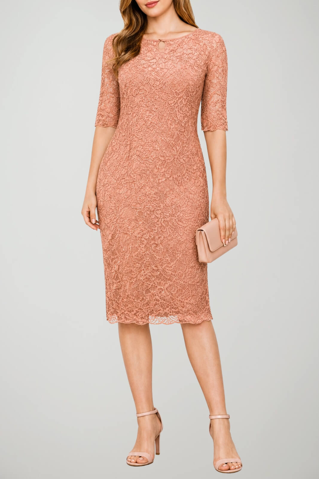 Guess Abito Donna in pizzo con paillettes