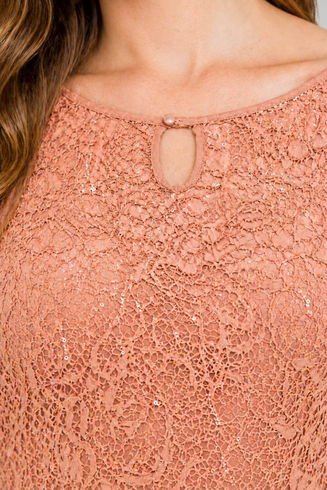 Guess Abito Donna in pizzo con paillettes