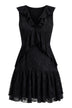 Guess Abito Donna smanicato in pizzo con rouches