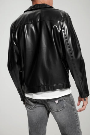 Guess Biker Uomo in ecopelle