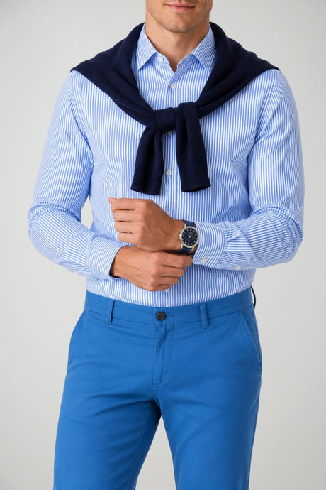 Guess Camicia Uomo in Fantasia Rigata