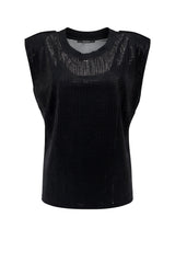 Guess Canotta Donna con paillettes