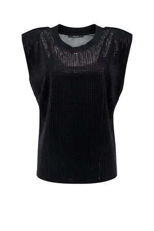 Guess Canotta Donna con paillettes
