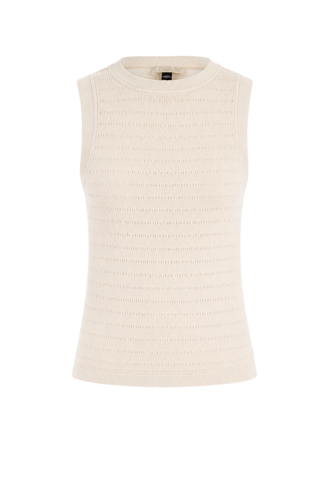 Guess Canotta Donna smanicata con placca logo