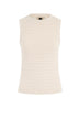 Guess Canotta Donna smanicata con placca logo