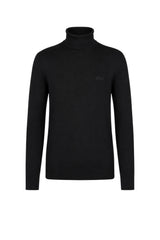 Guess Jersey de cuello alto para hombre con bordado de letras a juego