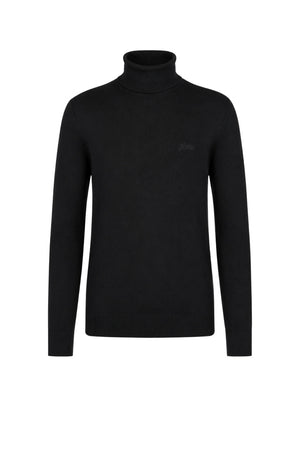 Guess Jersey de cuello alto para hombre con bordado de letras a juego