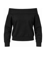 Guess Felpa Donna Tessuto Tecnico Scollo Bardot