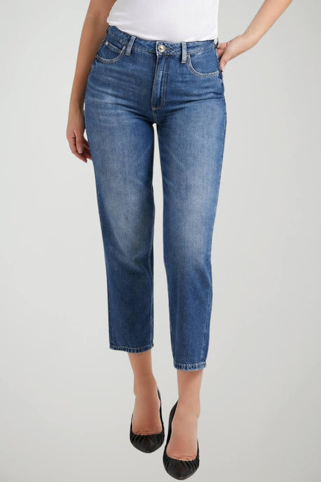 Guess Jeans Donna Mom Tapered vita alta
