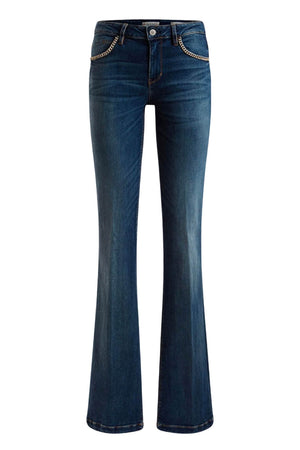 Guess Jeans Donna con catenine sulle tasche