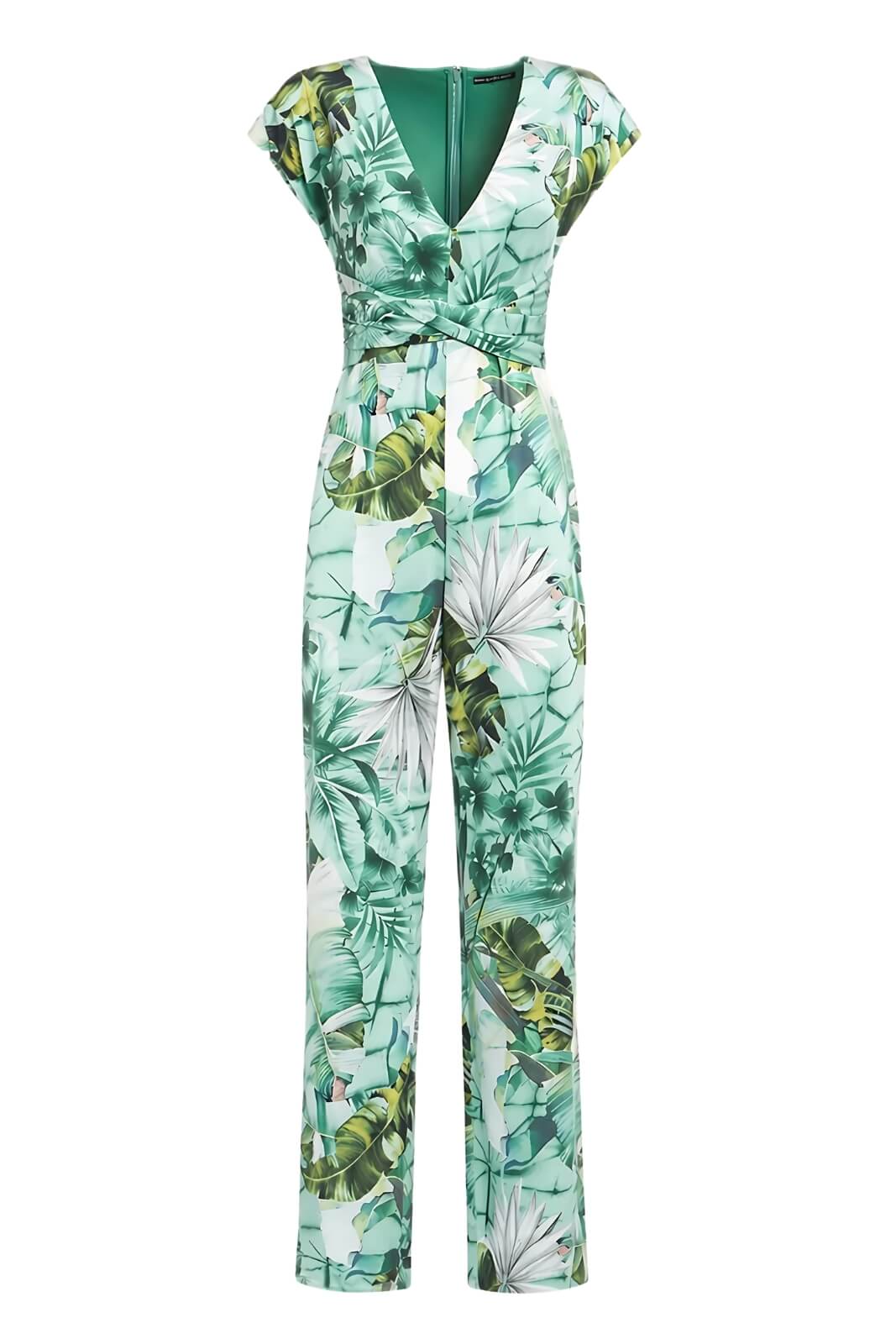Guess Jumpsuit Donna floreale con fascia in vita
